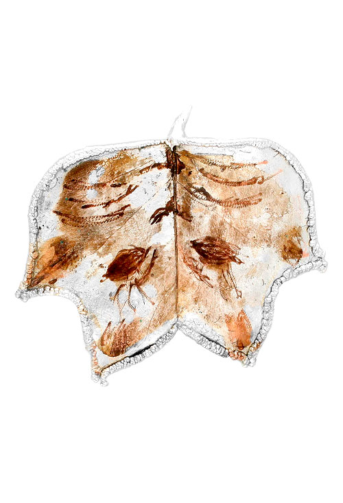 Broche trébol natural bañado en oro bicolor 270_BTREBOLR-A-4-4-EVN