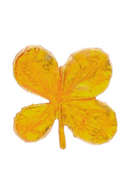 Colgante trébol natural bañado oro bicolor 270_TREBOL-A-4-4-EA