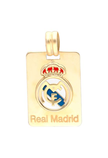 chapa oro amarillo 18 kilates con escudo real madrid esmaltado 033_PM2-1