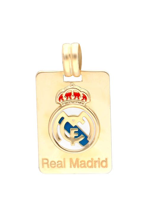 chapa oro amarillo 18 kilates con escudo real madrid esmaltado 033_PM2-1