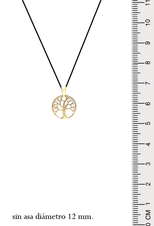 colgante oro 9 kilates arbol de la vida foto para web el rubi joyeros toma con meddias