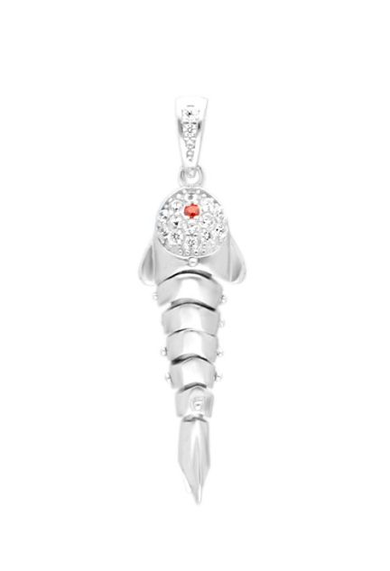 Colgante de plata figura pez articulado 037_PESCADO