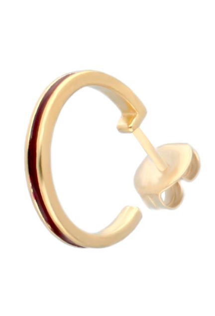 Pendientes de plata chapada con esmalte rojo 266_018841-2-1-22-RB unidad