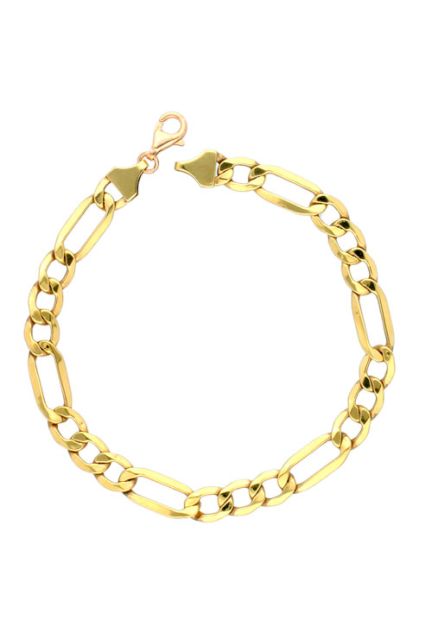 pulsera oro 18 ktes para niña comunion eslabones combinados 3x1 foto principal 243_391-00062