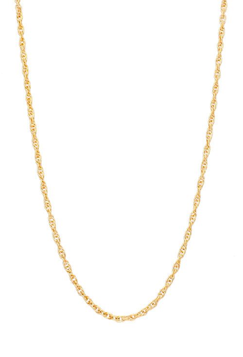 Cadena oro amarillo 18 ktes modelo singapur 127_CORDON40-45 sección