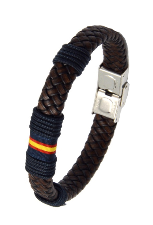 Pulsera de España textil y piel PHF-137-2I-9AA