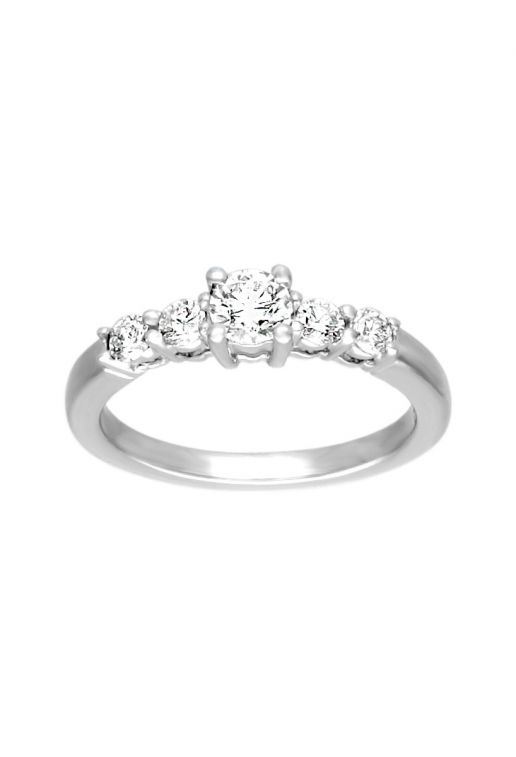 anillo compromiso oro blanco y diamantes foto principal para parrilla web joyeria el rubi