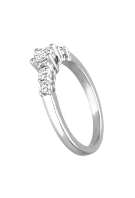 anillo compromiso oro blanco y diamantes foto lateral para parrilla web joyeria el rubi