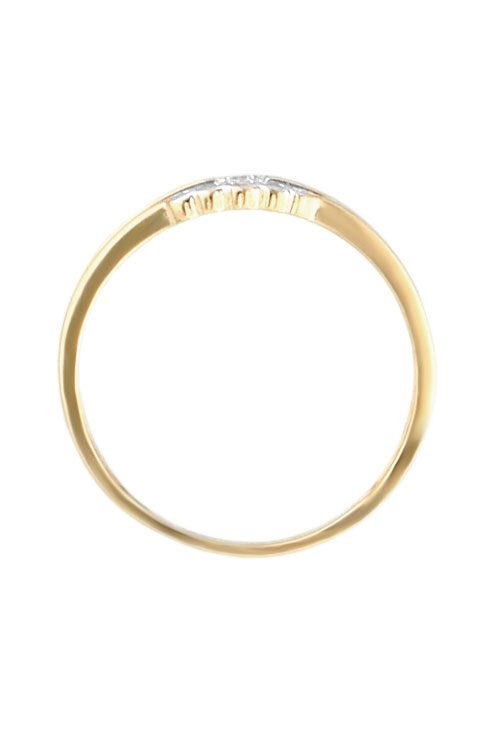 anillo oro bicolor 18k con circonitas fotografia de cenital 314_5330