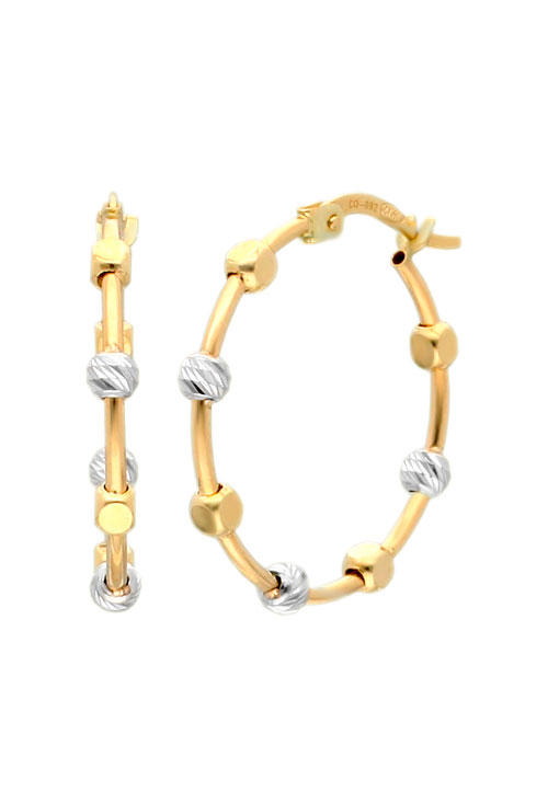 criollas oro blanco y amarillo 18 kilates chanela redonda con entrepiezas cubicas y esfericas vista principal para parrilla web