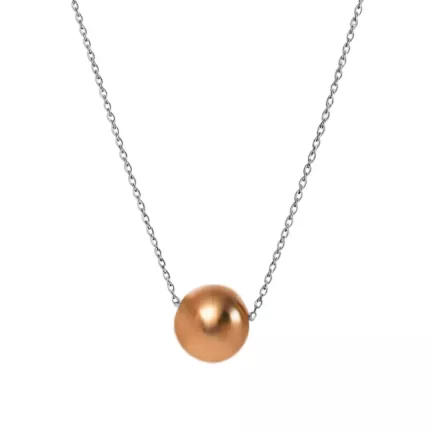 gargantilla de oro bicolor ESFERA