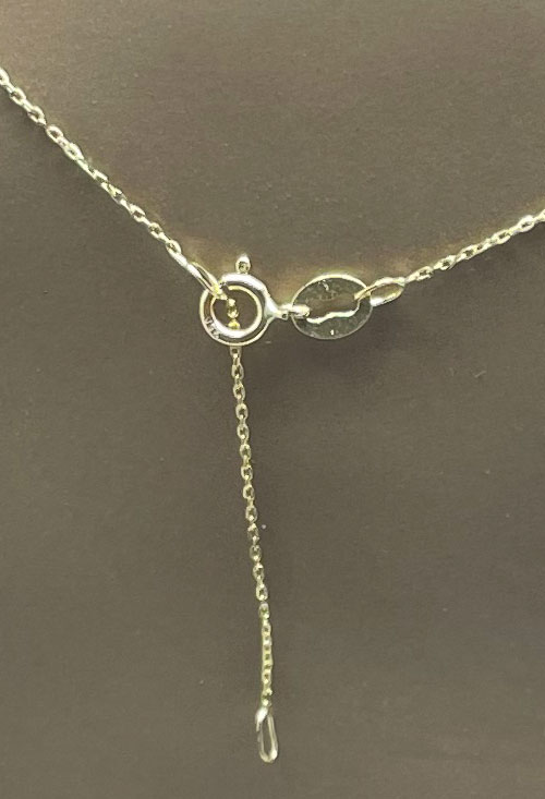 gargantilla de oro 18k motivo corazon fotografia detalle cierre para web el rubi joyeros