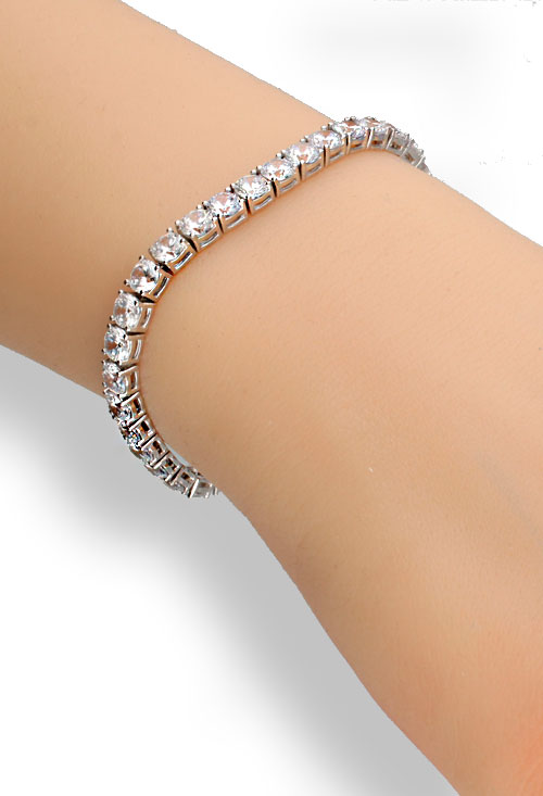 pulsera plata tipo riviere foto modelo para parrilla web el rubi joyeros