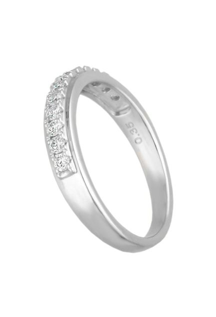 anillo compromiso media alianza oro blanco y diamantes foto para web de el rubi joyeros toma del ado