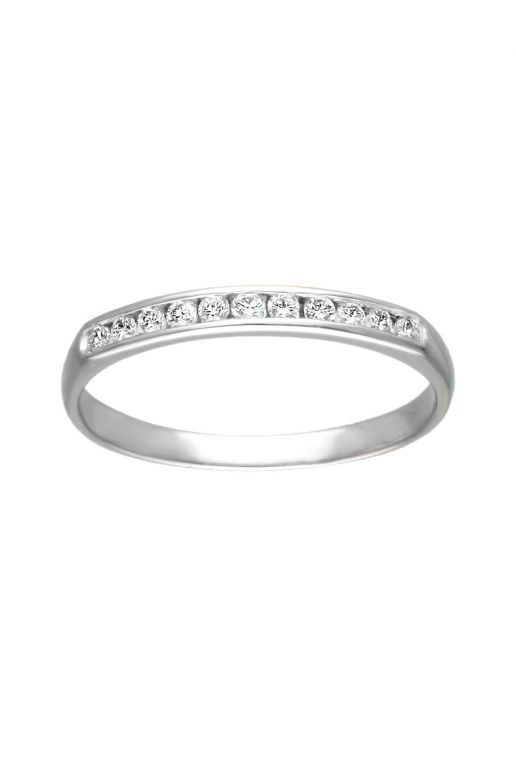 anillo compromiso oro blanco 18 ktes con diamantes talla brillante fotografia para web el rubi joyeros vista de frente