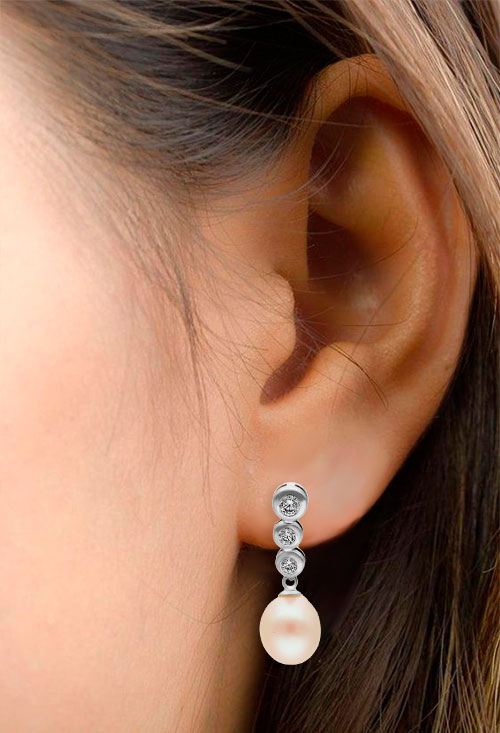 pendientes novia oro 18 kilates y perlas cultivadas fotos para la web el rubi joyeros toma montaje modelo