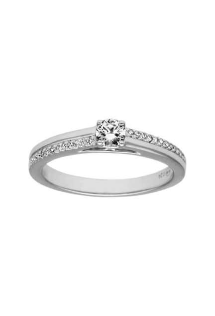 anillo compromiso oro 18 kilates y diamantes foto para catalogo web el rubi joyeros toma principal