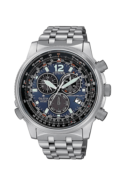 Reloj Citizen Crono Pilot Eco-Drive Radio controlado CB5850-80L