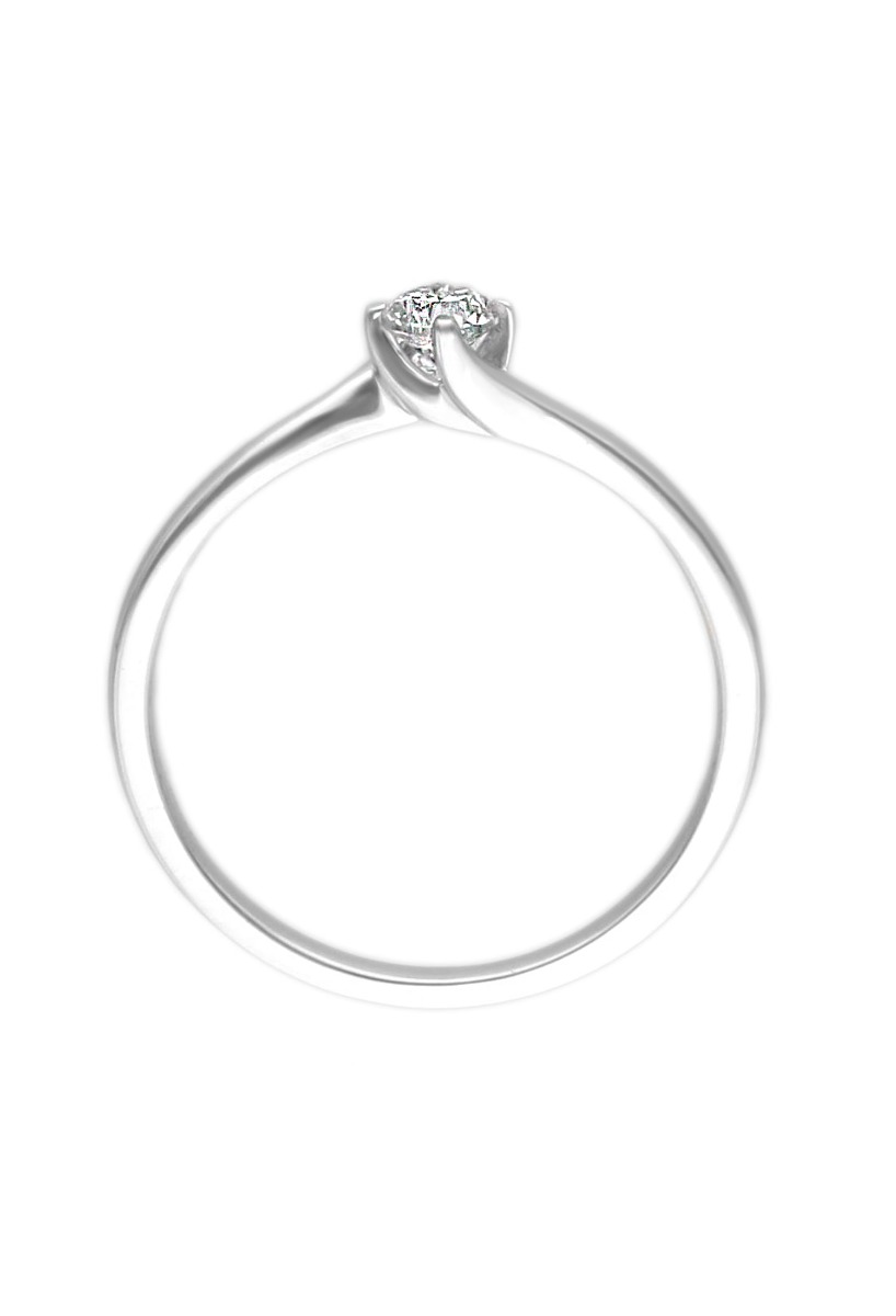 anillo compromiso oro blanco 18k y diamante brazo cruzado foto para la joyeria online el rubi joyeros toma tres