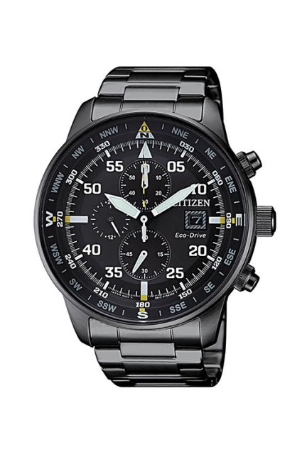 Reloj cronógrafo Citizen Eco-Drive con caja y correa de acero CA0695-84E