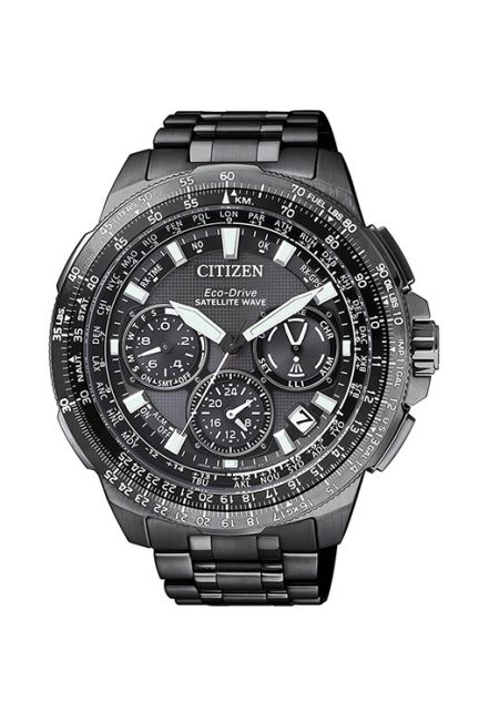 Reloj Citizen Satelite Wave titanio Duratec DLC+MRK Eco Drive CC9025-51E