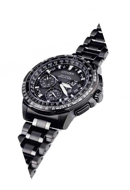 Reloj Citizen Satelite Wave titanio Duratec DLC+MRK Eco Drive CC9025-51E sección