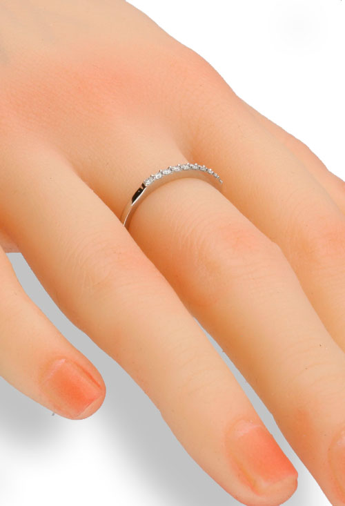 anillo compromiso oro blanco 18 kilates con diamantes media alianza foto para mostrar en la web el rubi joyeros toma quinta