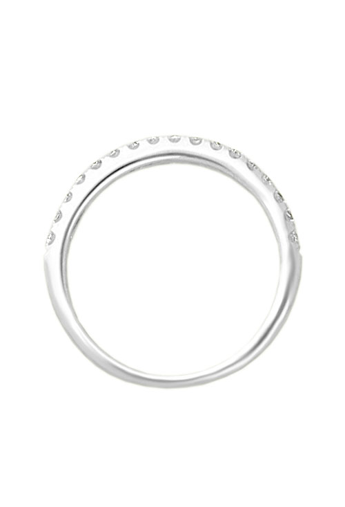 anillo compromiso oro blanco y diamantes media alianza foto cenital para poner en joyeria online el rubi joyeros