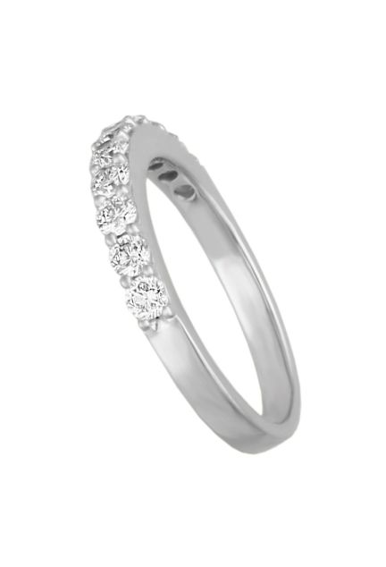 anillo de compromiso oro blanco y diamantes media alianza de 10 piedras foto para web el rubi joyeros toma dos