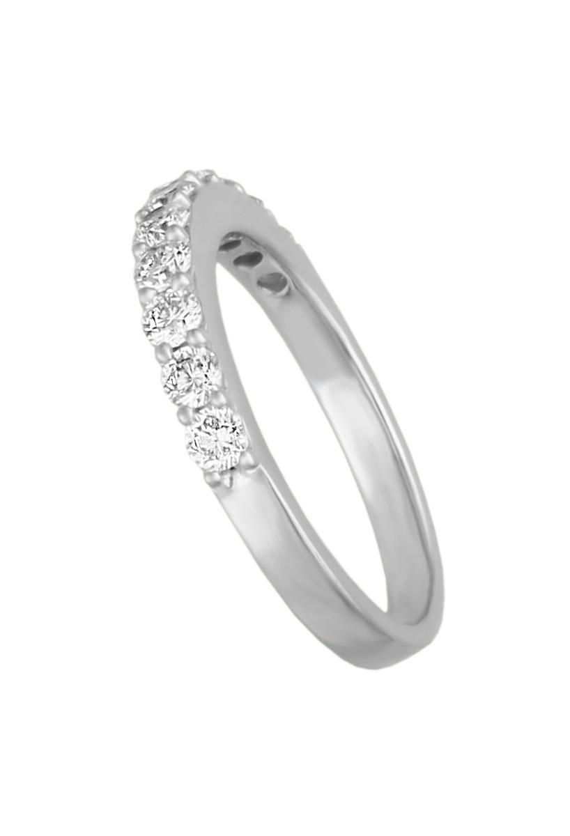 anillo de compromiso oro blanco y diamantes media alianza de 10 piedras foto para web el rubi joyeros toma dos