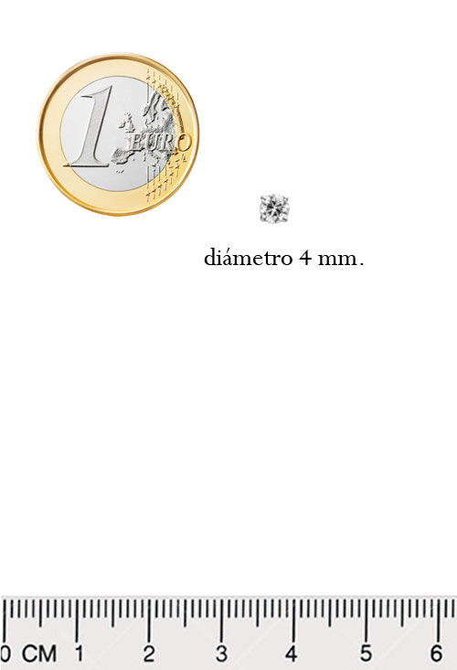 pendientes oro blanco 18 kilates y diamantes para hombre y para mujer fotografia medida comparada para web el rubi joyeros