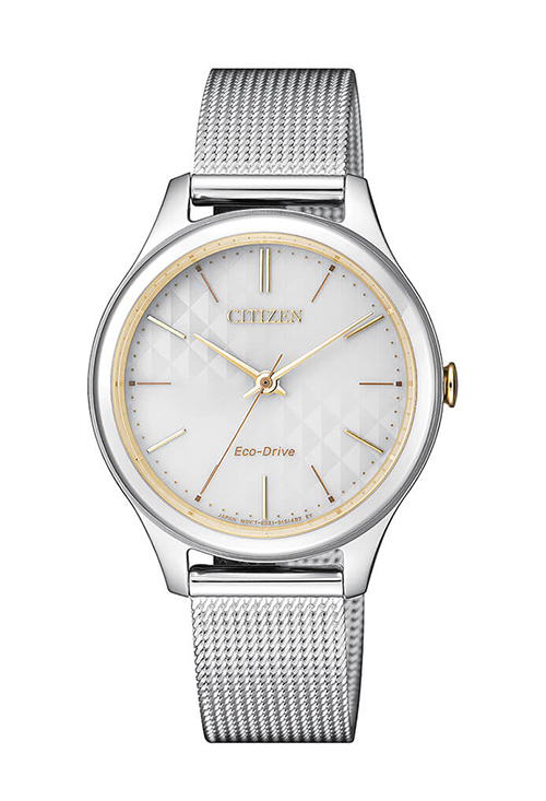 Reloj para mujer Citizen eco-drive caja y brazalete en acero EM0504-81A