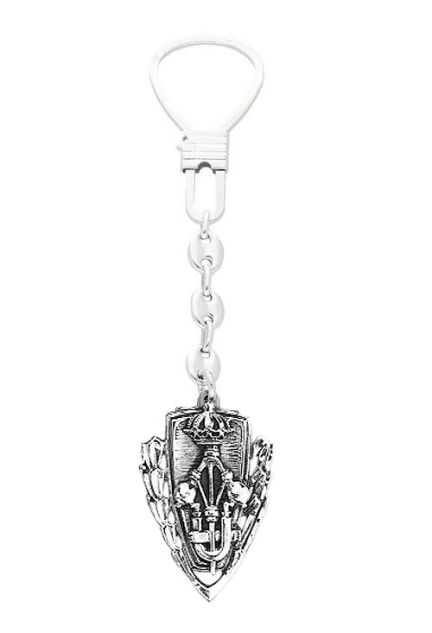llavero plata ingeniero industrial foto frontal para web el rubi joyeros