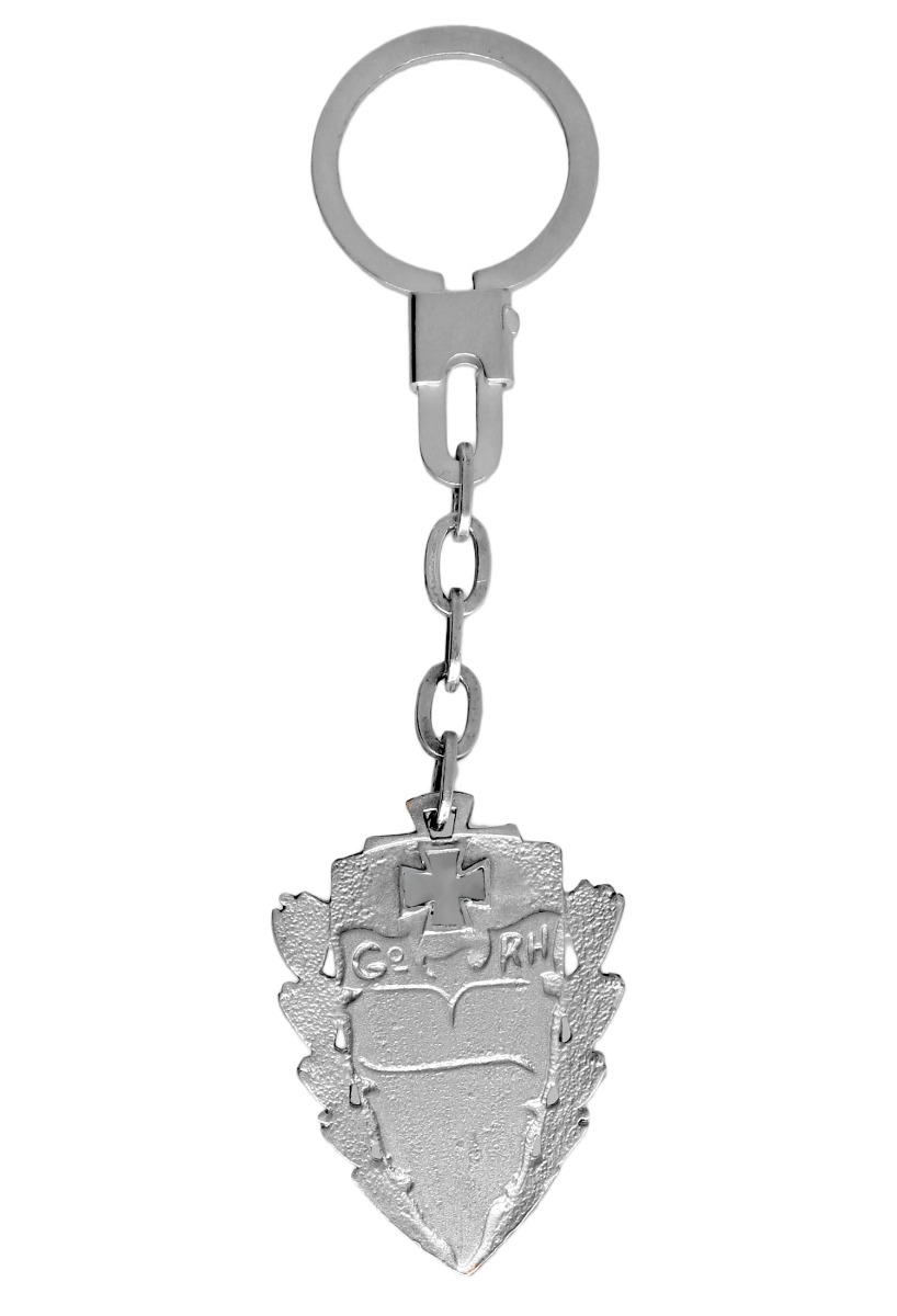 llavero plata golf vista trasera