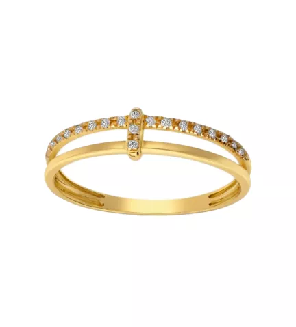 anillo de compromiso oro y diamantes Union