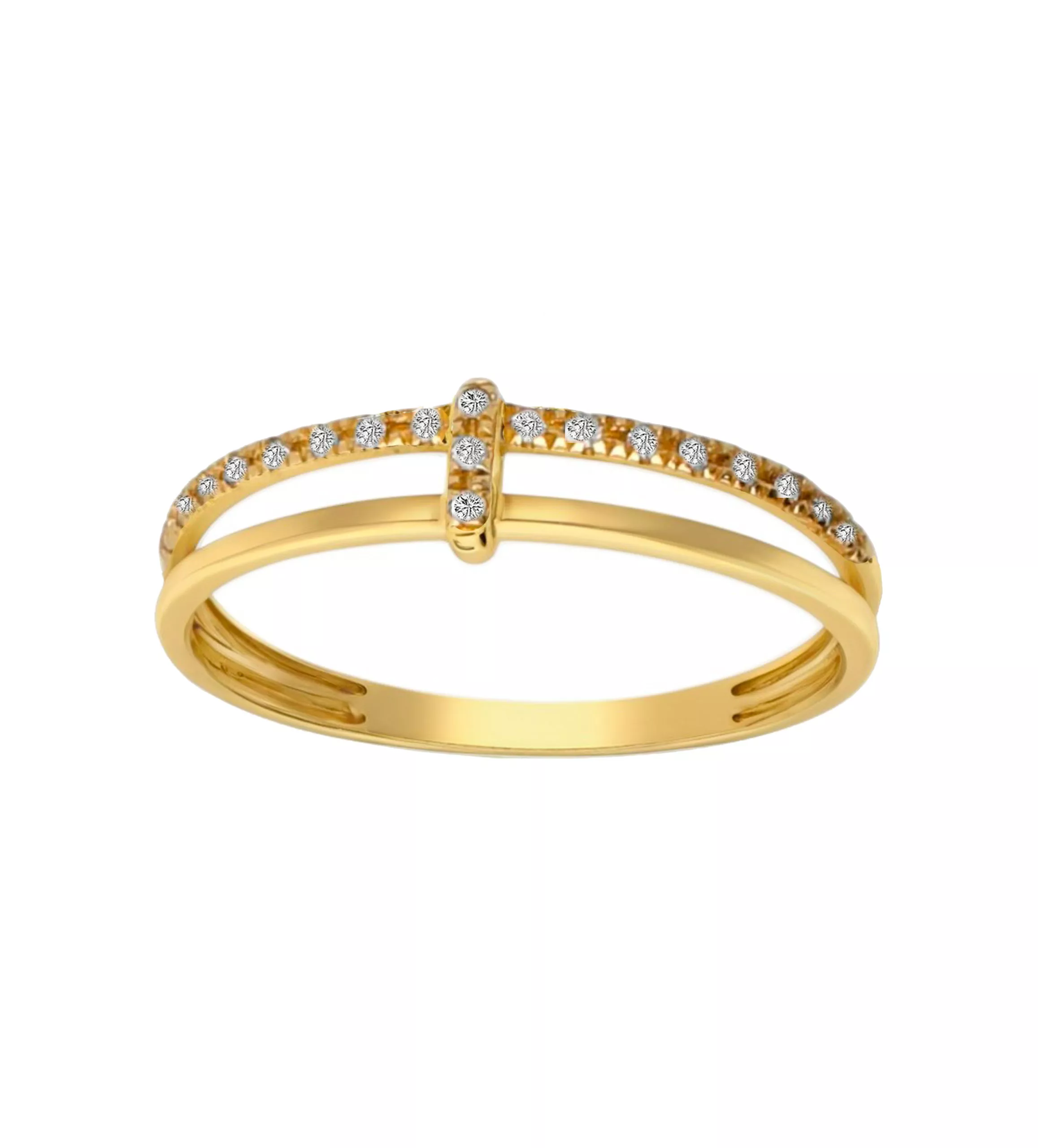 anillo de compromiso oro y diamantes Union