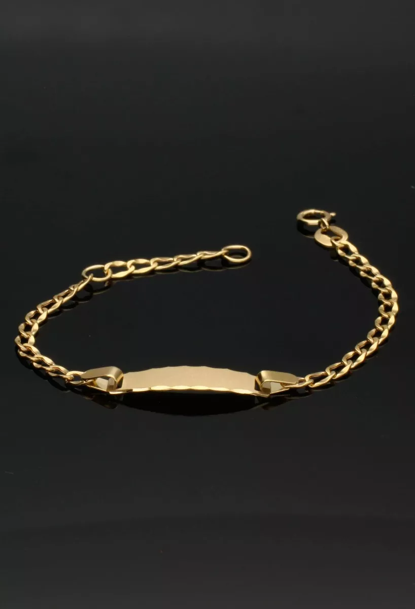 Esclava para recién nacido oro 18 kilates 243_000-05981 fondo negro