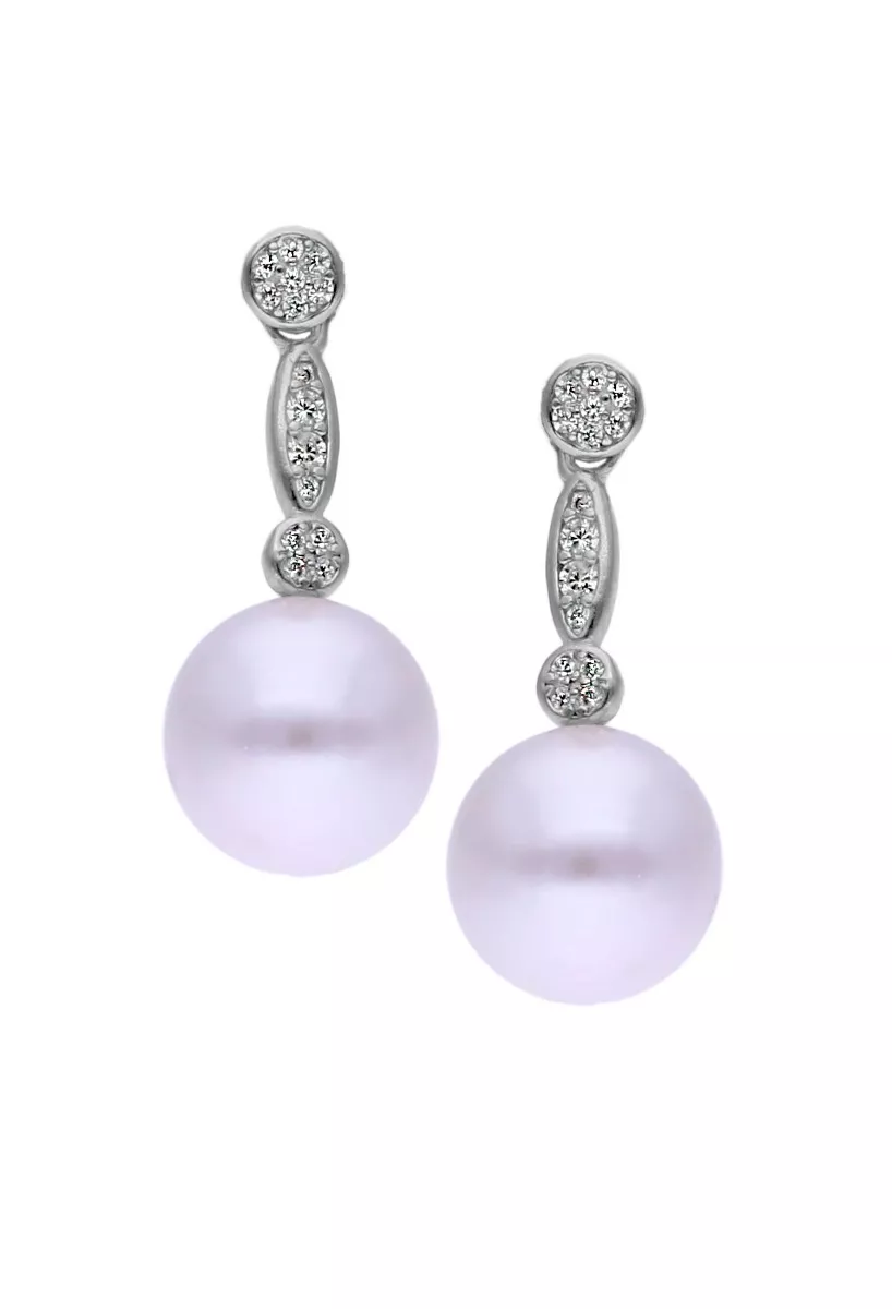 Pendientes plata largos con perla y circonitas 280_2024116