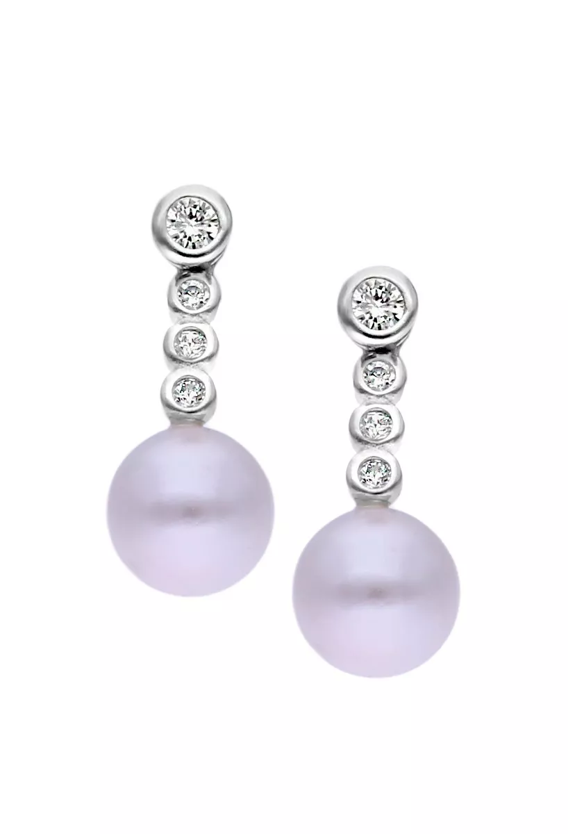 Pendientes plata largos con perla y circonitas 280_2024117