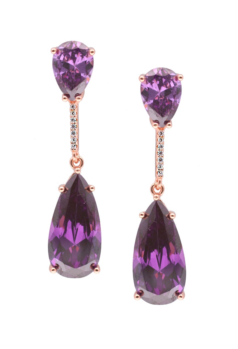 pendientes plata largos con cuarzos amtistas fotografia para web el rubi joyeros toma frontal