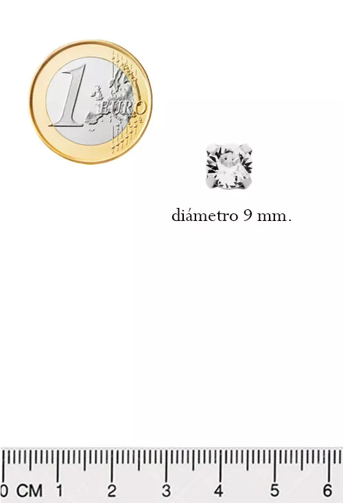 Pendientes plata y piedra color morado 273_A3285-31T medidas