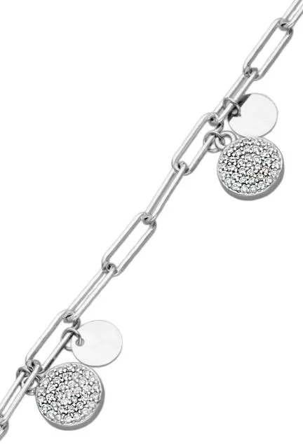 Pulsera plata discos cuajados de circonitas 280_2040943 lateral