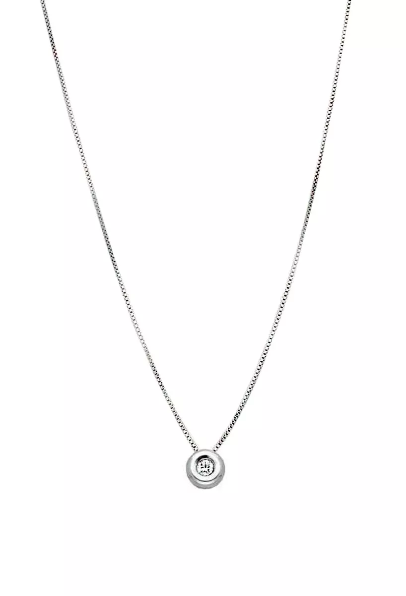 gargantilla oro blanco 18 kilates con chaton de diamante foto frontal para parrilla web