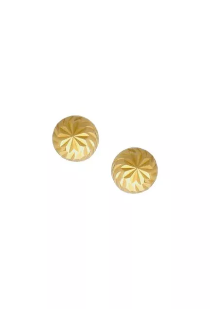 pendientes de oro para bebe fotografia frontal