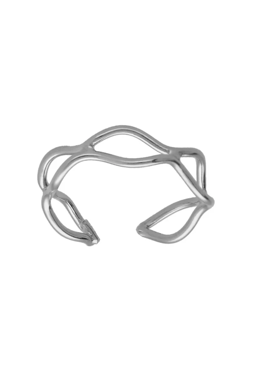 Anillo de plata chapada con 5 circonitas 273_A4362-07DA