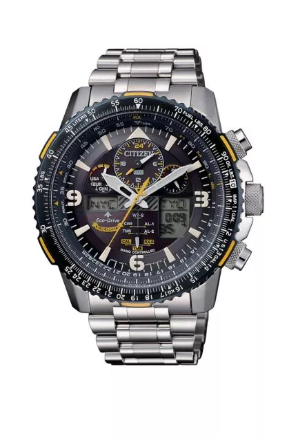 Reloj Citizen cronógrafo radio controlado acero, Eco Drive JY8078-52L