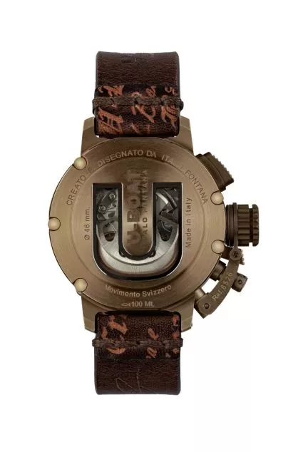 Reloj U-Boat Chimera con caja bronce y correa de piel 319_8526 1