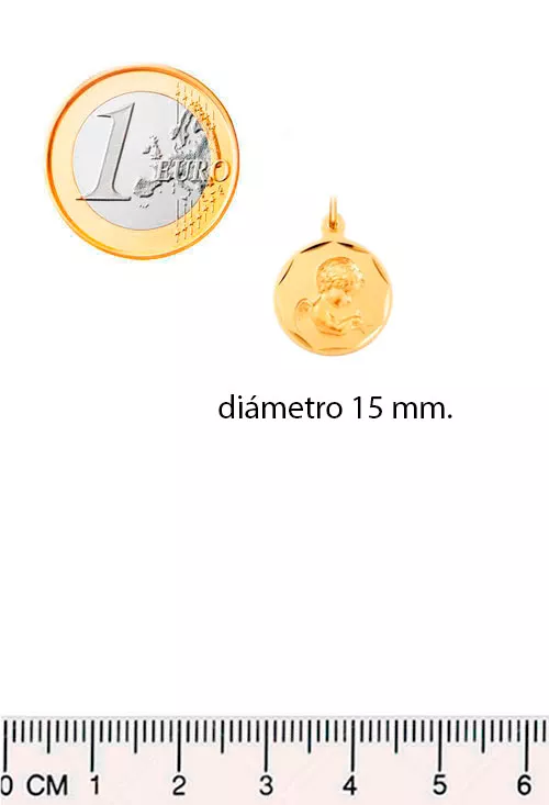 medalla oro amarillo 18 ktes angel de la guarda toma con medidas para web