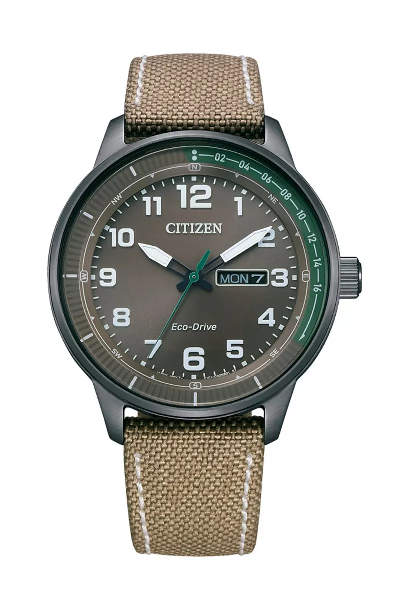Reloj Citizen para hombre sistema Eco Drive en acero y textil BM8595-16H