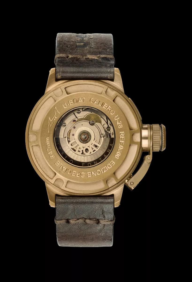 Reloj U-Boat Classico con caja en bronce y correa piel 319_7797